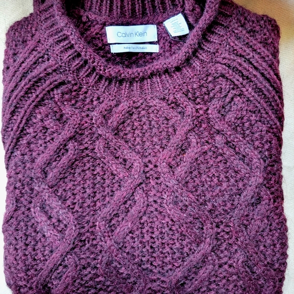 NWT Men's Italian Wool Knit Sweater - Picture 1 of 6